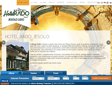 Tablet Screenshot of hotelrado.com