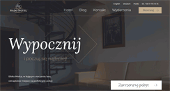 Desktop Screenshot of hotelrado.pl